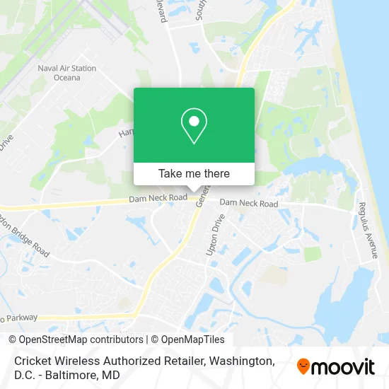 Cricket Wireless Authorized Retailer map