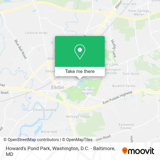 Howard's Pond Park map
