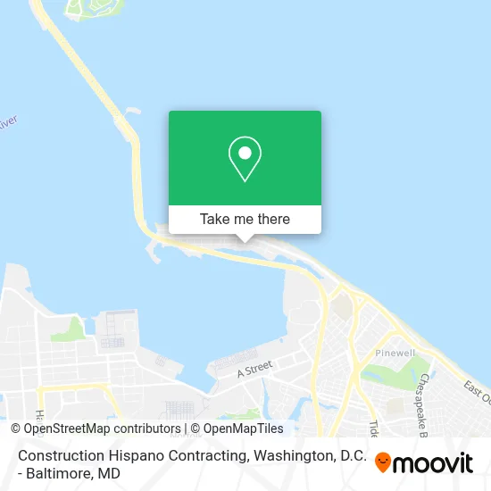 Construction Hispano Contracting map