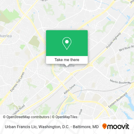 Urban Francis Llc map
