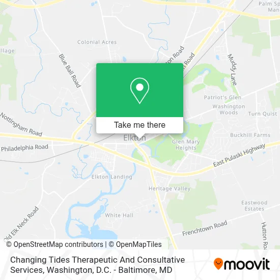 Changing Tides Therapeutic And Consultative Services map