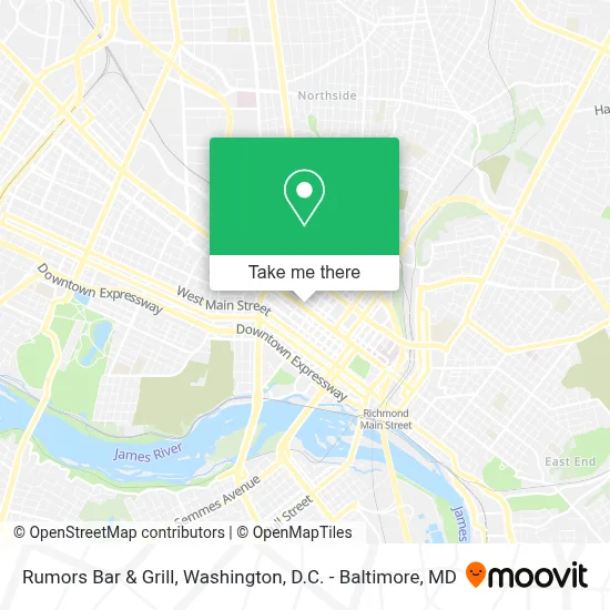 Rumors Bar & Grill map
