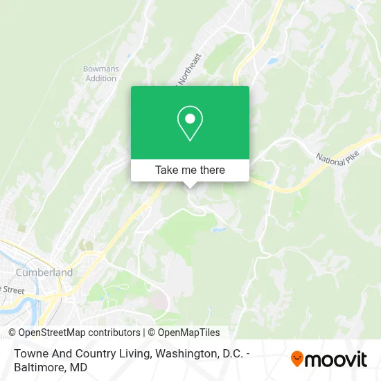 Towne And Country Living map
