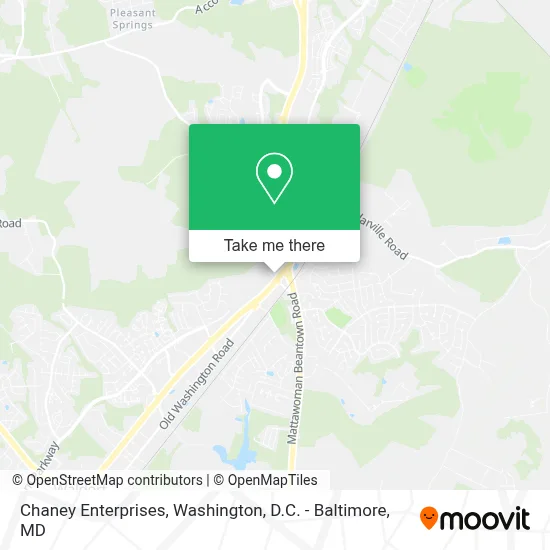 Chaney Enterprises map