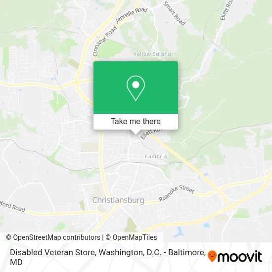 Disabled Veteran Store map