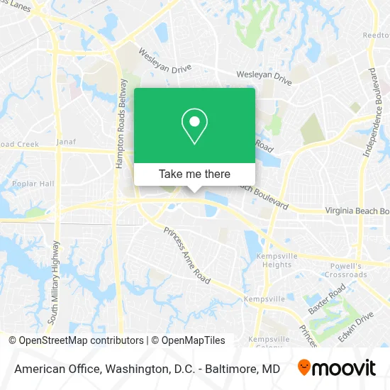 American Office map