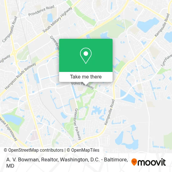 A. V. Bowman, Realtor map