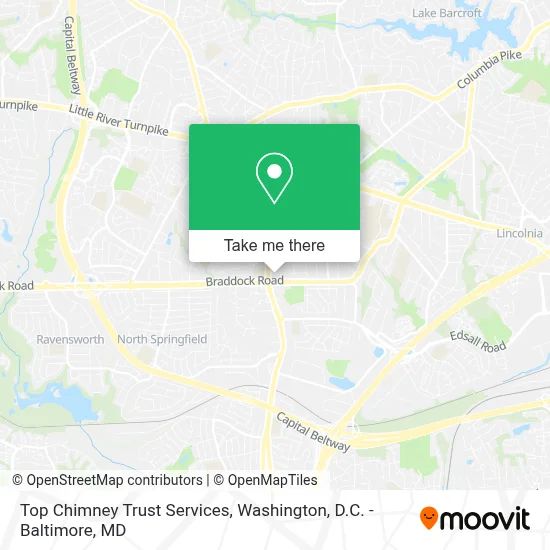 Top Chimney Trust Services map