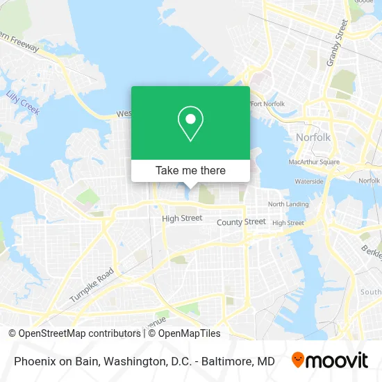 Phoenix on Bain map