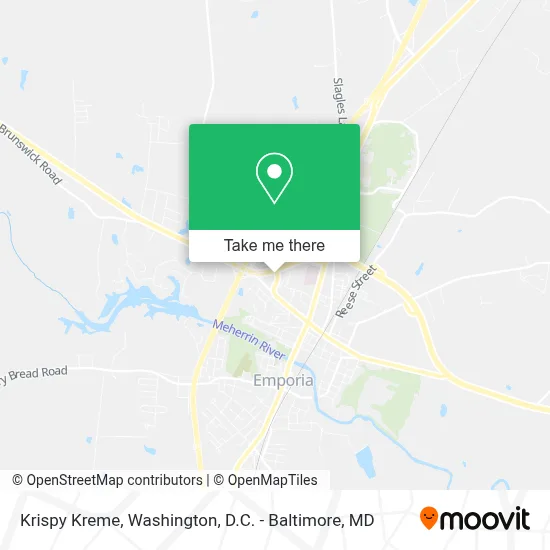 Krispy Kreme map