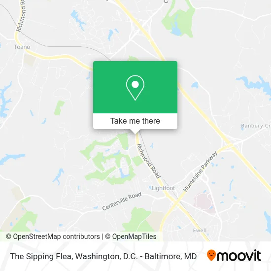 The Sipping Flea map