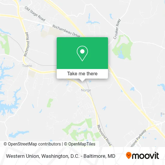 Western Union map