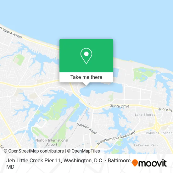 Jeb Little Creek Pier 11 map