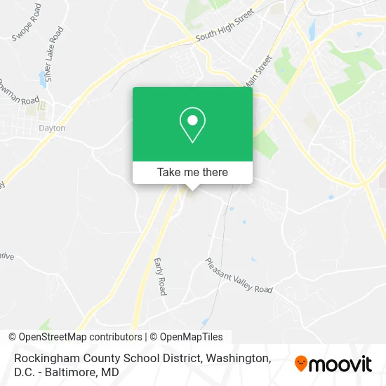 Rockingham County School District map