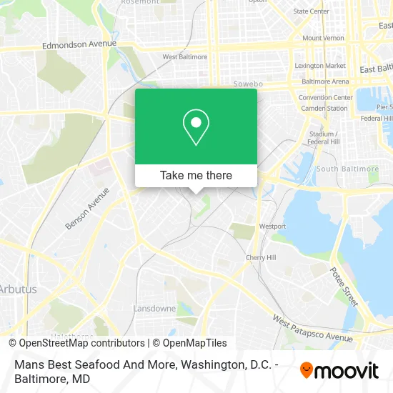 Mans Best Seafood And More map