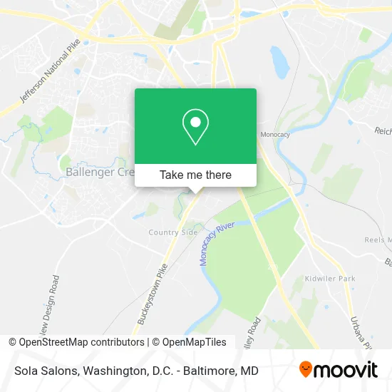 Sola Salons map