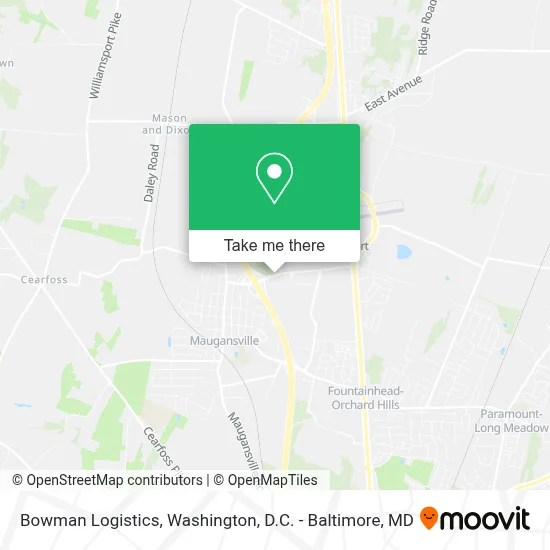 Bowman Logistics map