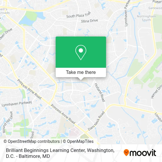 Brilliant Beginnings Learning Center map