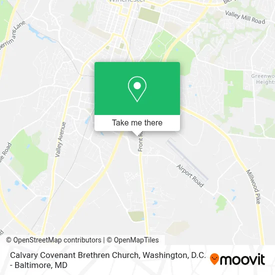 Calvary Covenant Brethren Church map