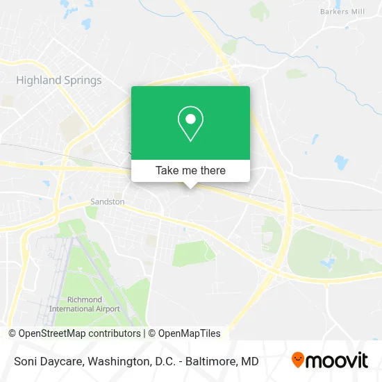 Soni Daycare map