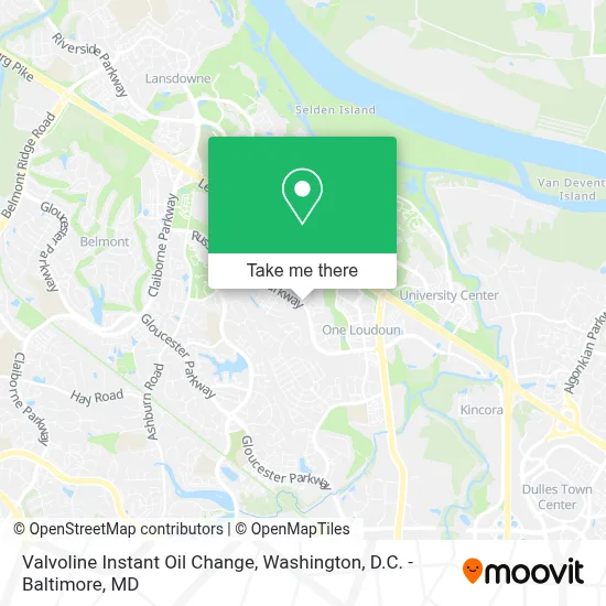 Valvoline Instant Oil Change map