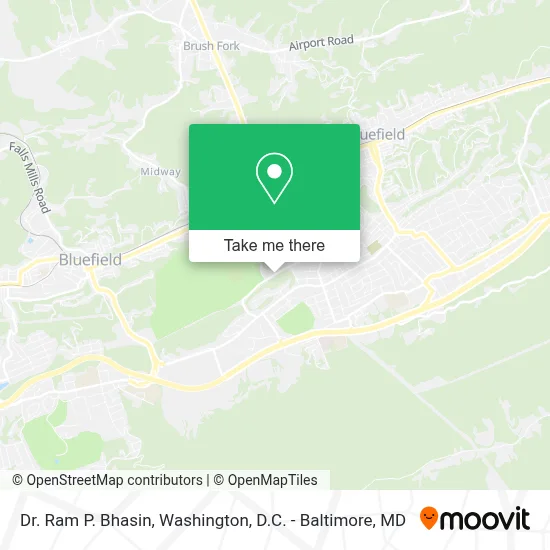 Dr. Ram P. Bhasin map