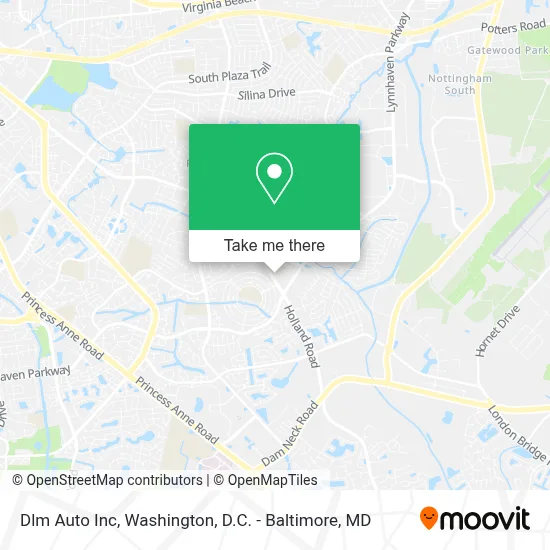 Dlm Auto Inc map