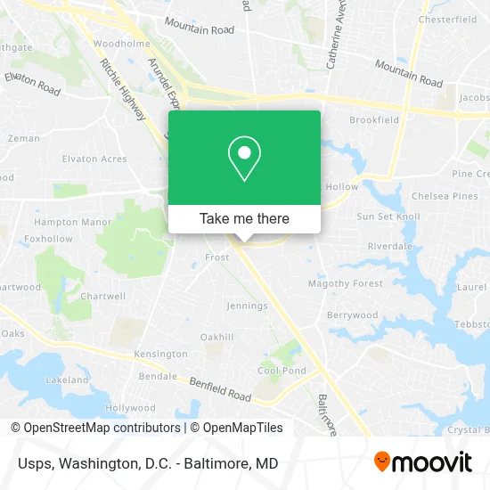 Usps map