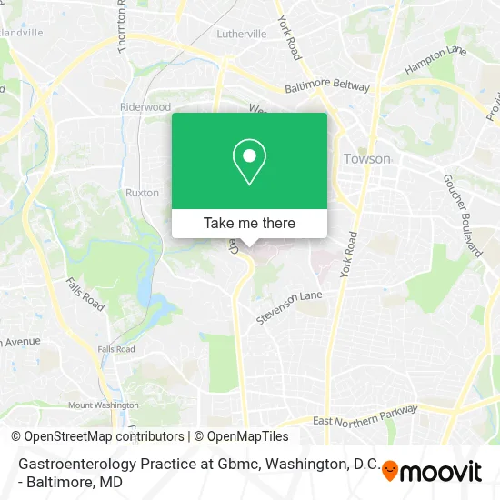 Gastroenterology Practice at Gbmc map