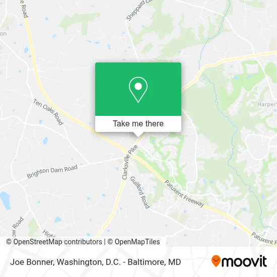 Joe Bonner map