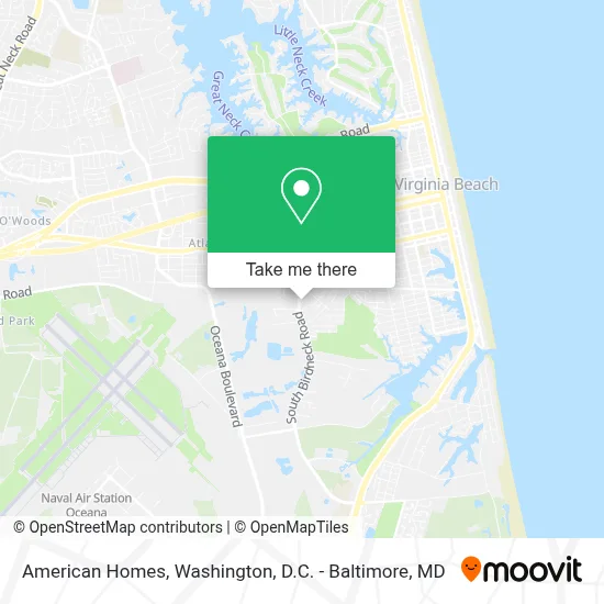 American Homes map