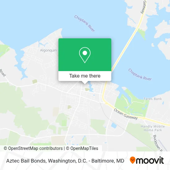 Aztec Bail Bonds map