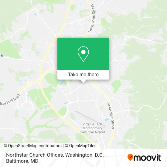 Northstar Church Offices map