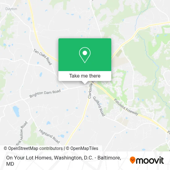 On Your Lot Homes map