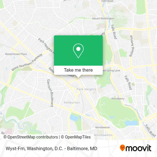 Wyst-Fm map
