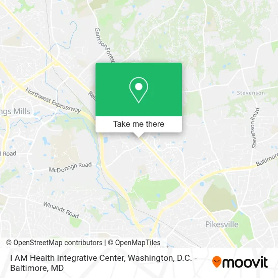 I AM Health Integrative Center map