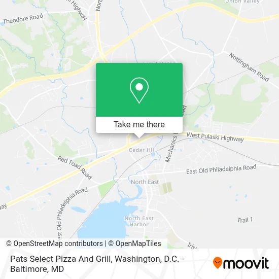 Pats Select Pizza And Grill map