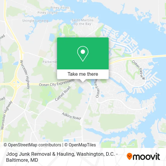 Jdog Junk Removal & Hauling map
