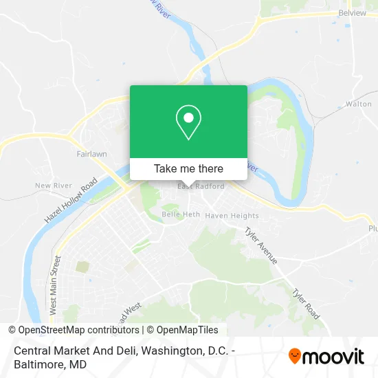 Central Market And Deli map