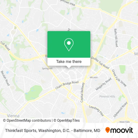 Thinkfast Sports map