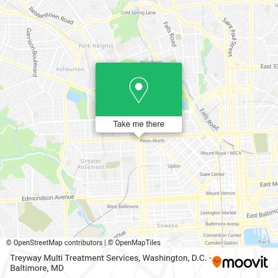 Treyway Multi Treatment Services map