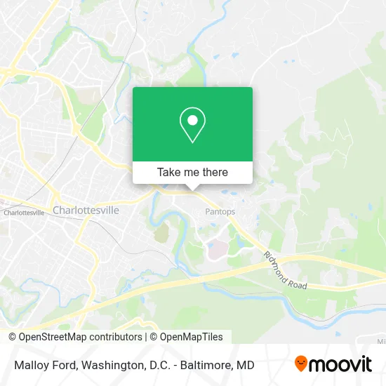 Malloy Ford map