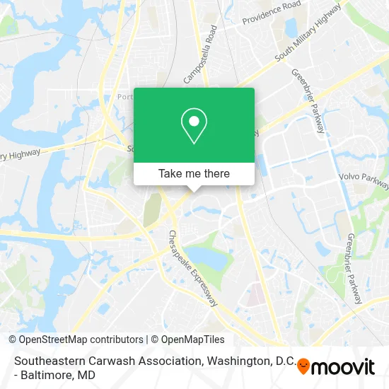 Southeastern Carwash Association map