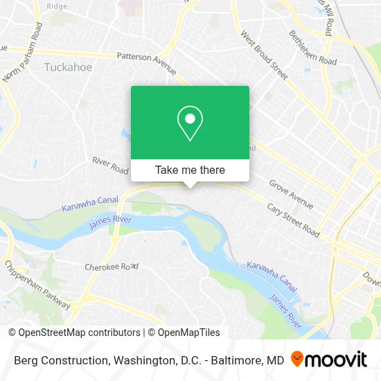 Berg Construction map