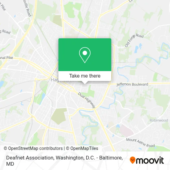Deafnet Association map