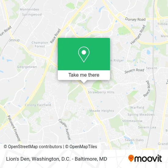 Lion's Den map