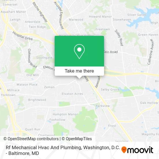 Rf Mechanical Hvac And Plumbing map