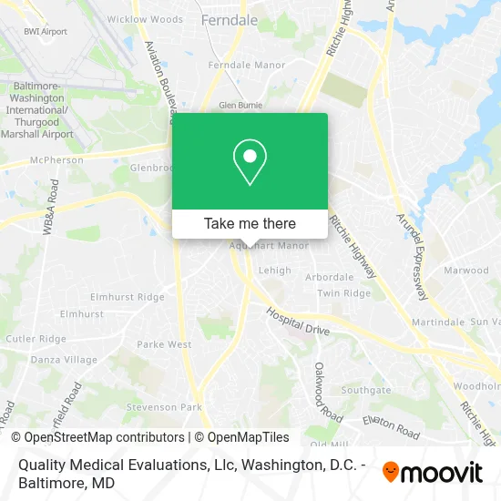 Quality Medical Evaluations, Llc map