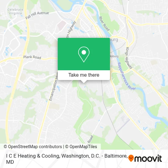 I C E Heating & Cooling map