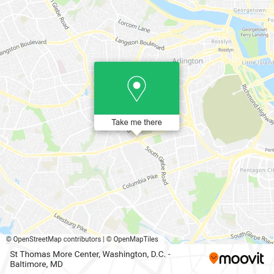 St Thomas More Center map